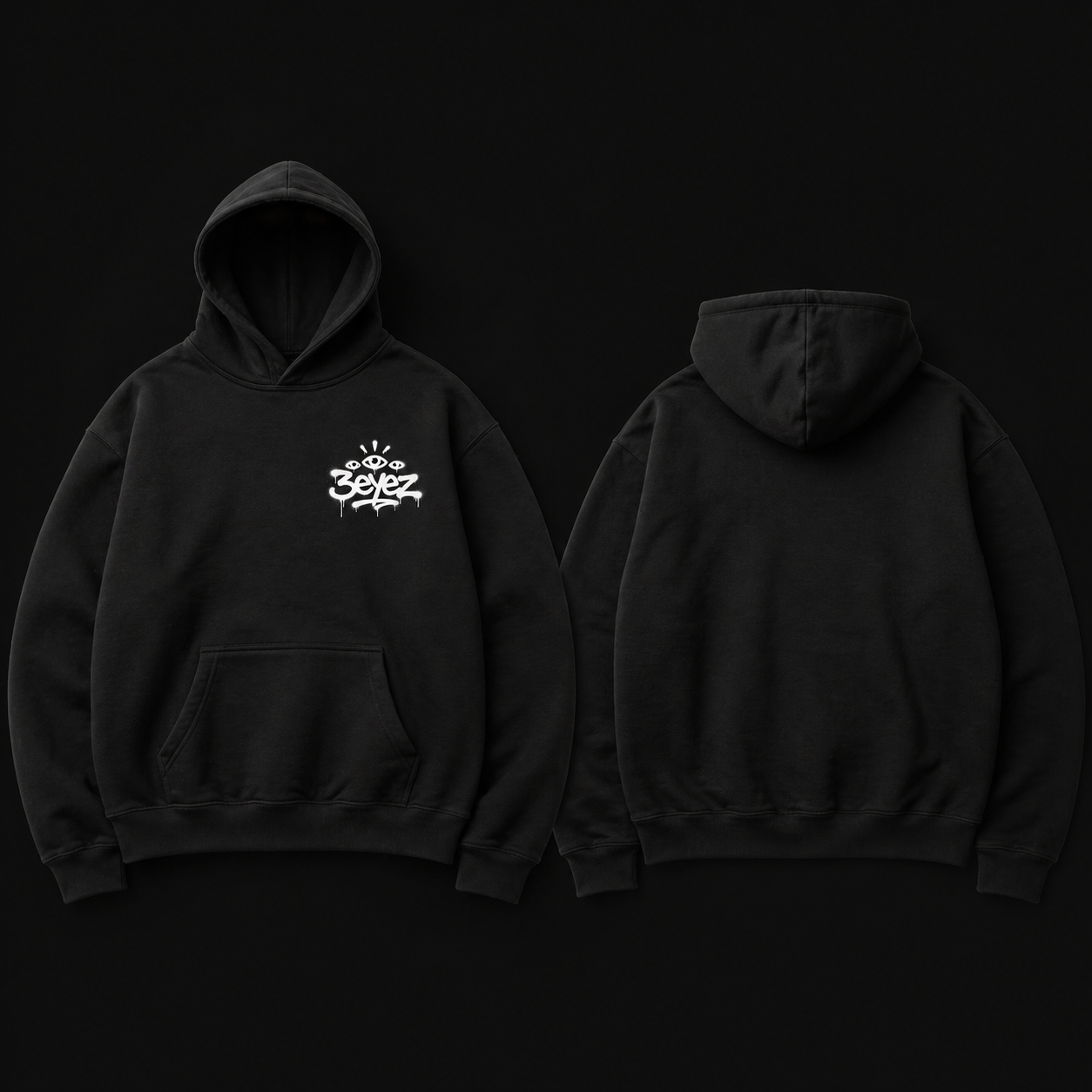 3eyez hoodie black