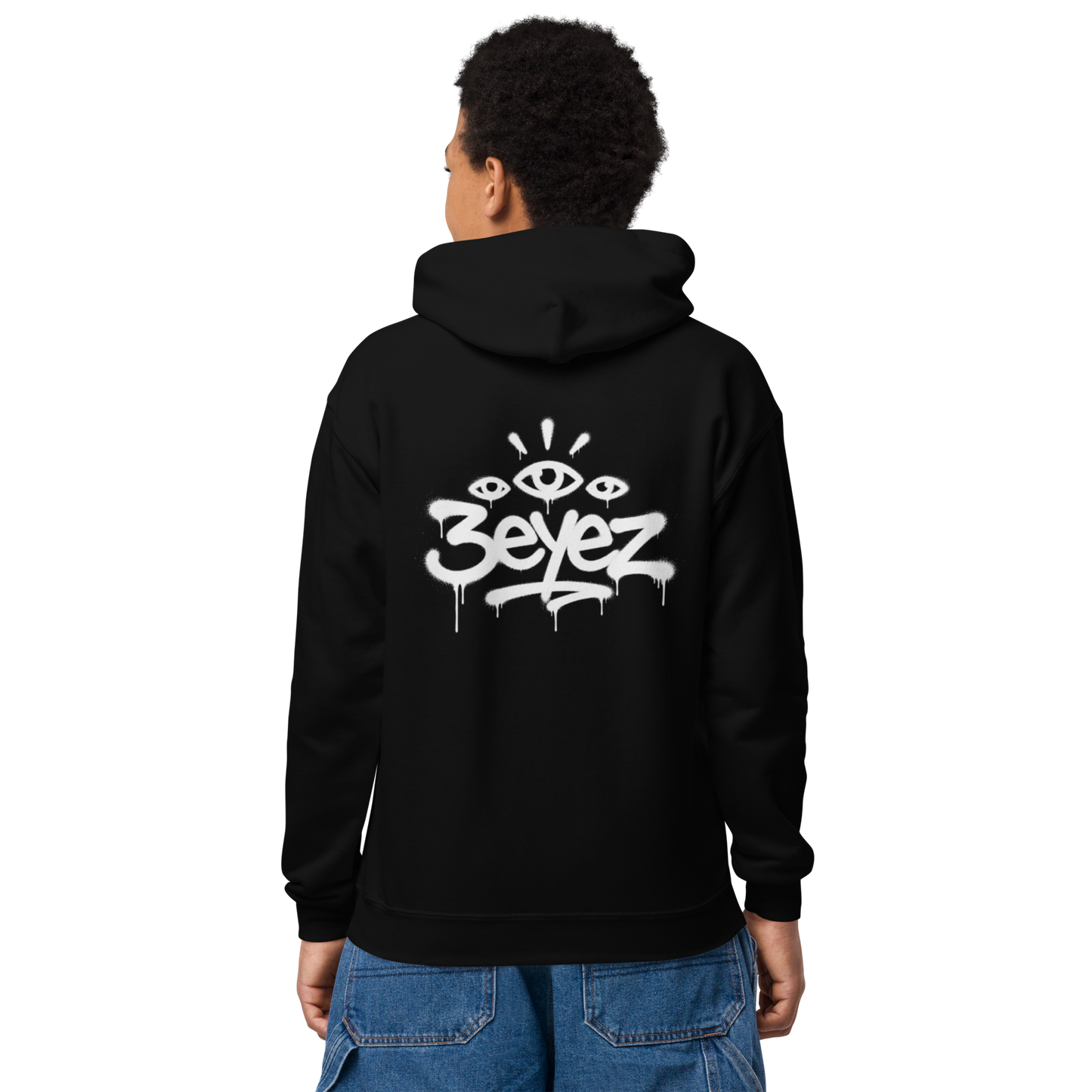Black 2 sided hoodie