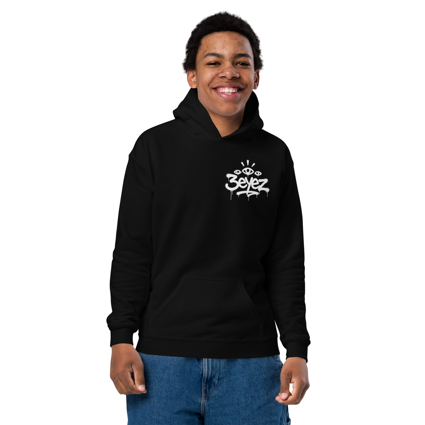 Black 2 sided hoodie