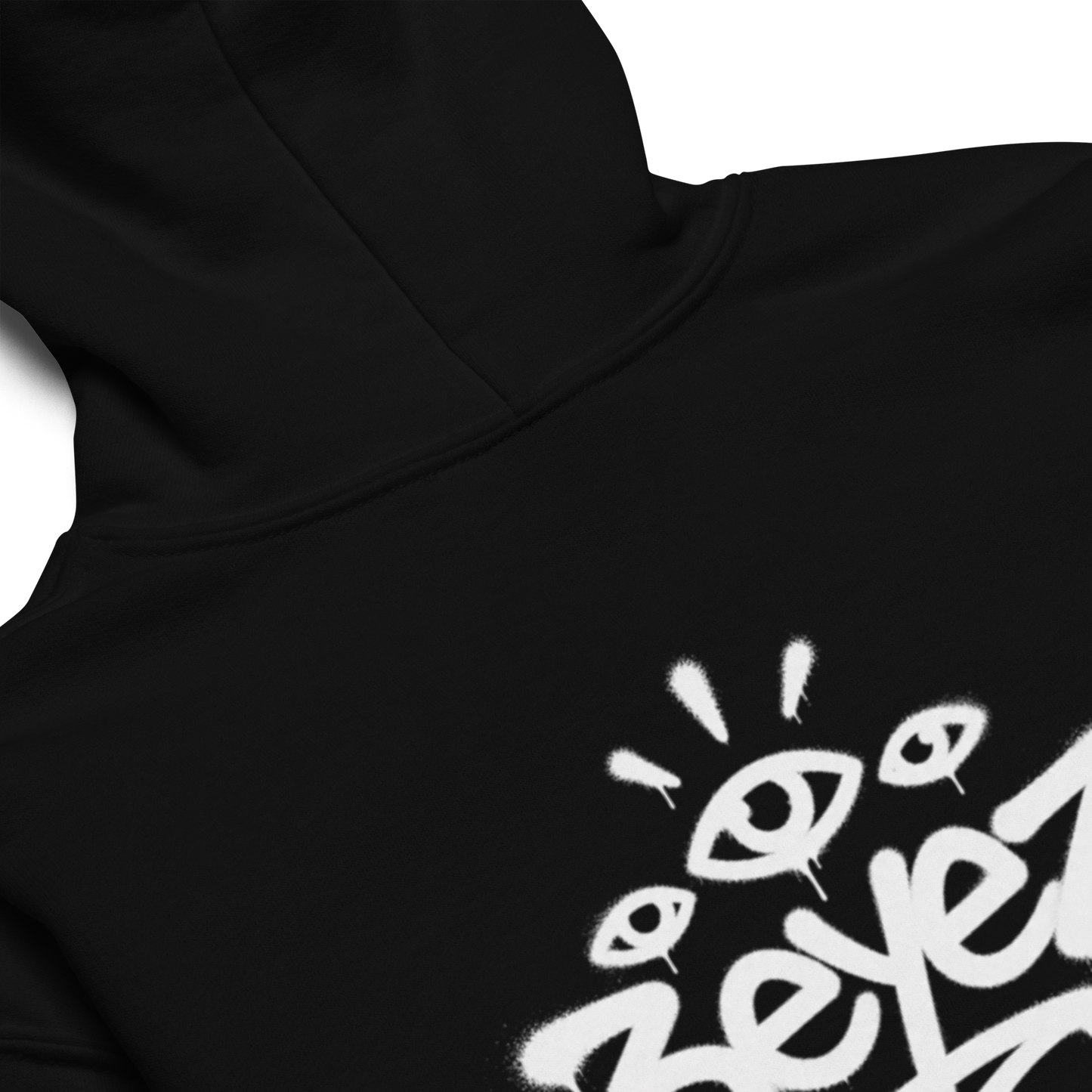 Black 2 sided hoodie